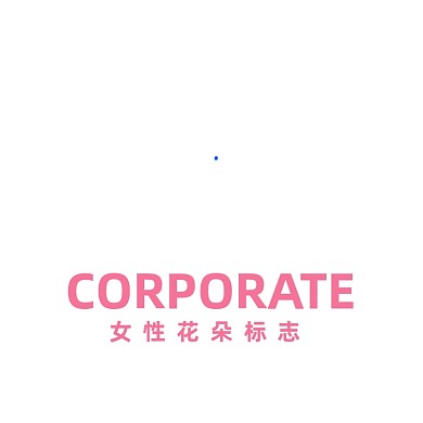 女性花朵美容美发logo