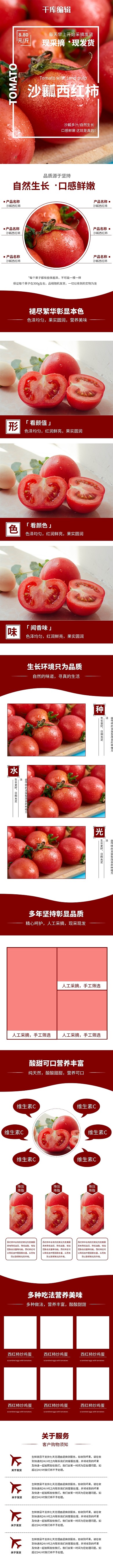 生鲜蔬菜西红柿电商详情页