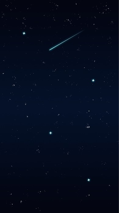 夜空流星平铺手机壁纸海报