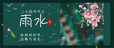 雨水节气公众号首图