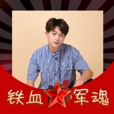 铁血军魂建军节头像框