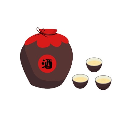 简单手绘酒的简笔画