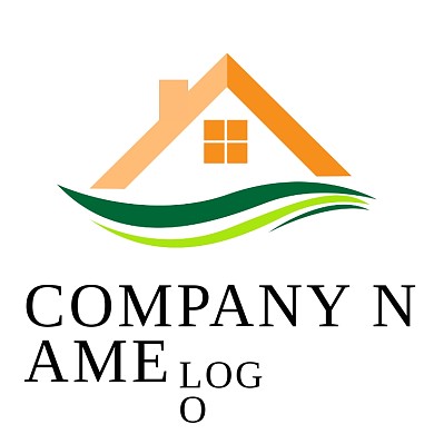 黄色房子屋顶LOGO