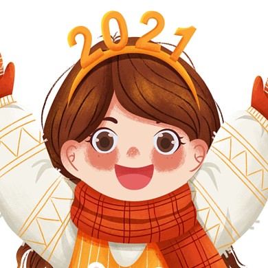 春节牛年过年闺蜜微信头像