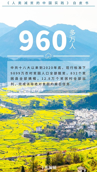 中国脱贫成果数字新闻展示摄影图海报