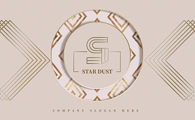 时尚简约名片模板