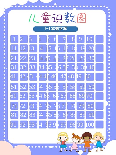 认识数字早教挂图