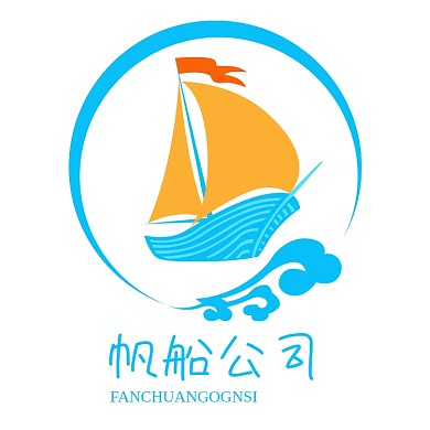 蓝色帆船LOGO