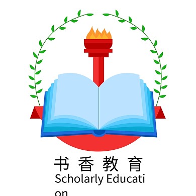 蓝色书本教育LOGO