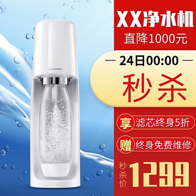 天猫家装新年惠净水机秒杀活动淘宝直通车图片