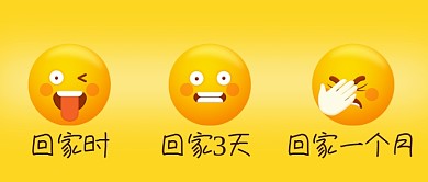 创意回家态度变化表情搞笑公众号首图