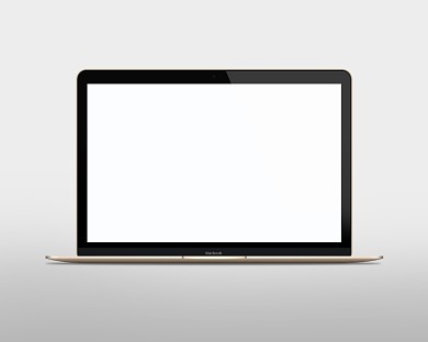 简约笔记本电脑样机