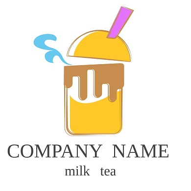 黄色奶茶LOGO