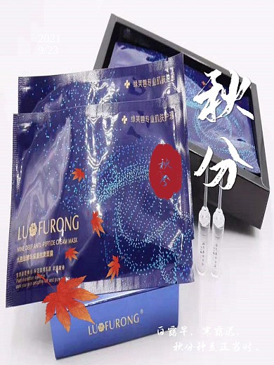 极简节气秋分公益海报