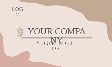 商务名片、莫兰迪色系、大气、简约