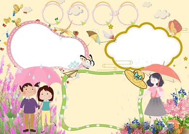 小学生谷雨手抄报版面设计