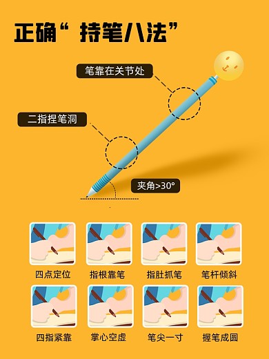 握笔器铅笔学习文具主图