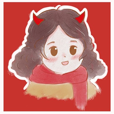 春节过年可爱卡通小女生闺蜜头像