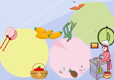 小学生学做菜手抄报版面设计