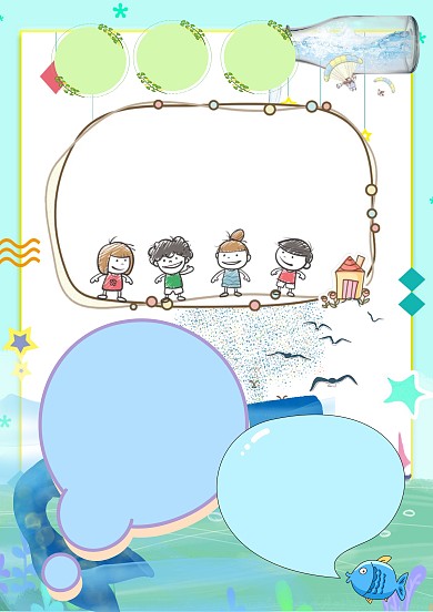 世界水日环保手抄报版面设计模板