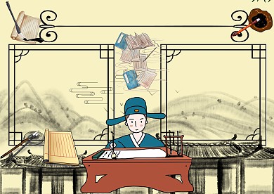 古韵诗词墨存风华学生手抄报版面设计