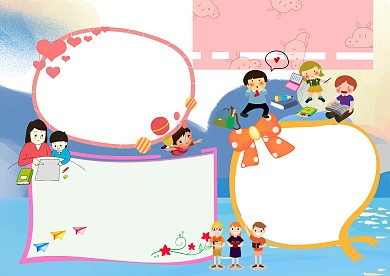 小学生平语近人手抄报模板版面设计