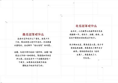 舌尖上的年味中国风手抄报
