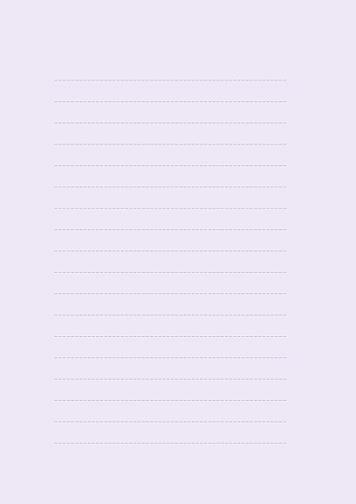 紫色淡雅花朵信纸手抄报