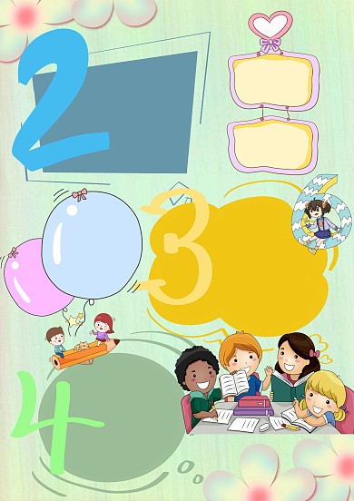 小学生快乐数学手抄报模板版面设计
