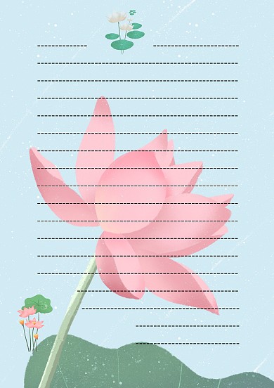 中国画兰花信纸