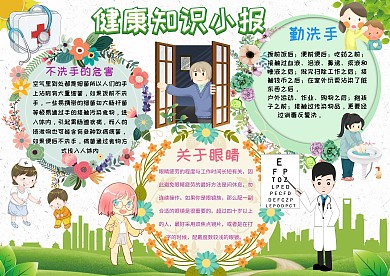 健康常识手抄报
