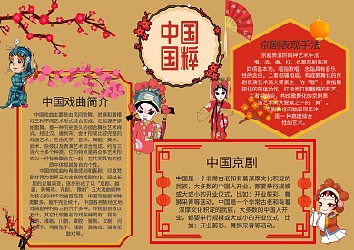 中国国粹手抄报
