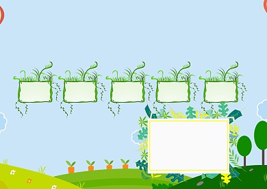 绿色大自然手抄报版面设计