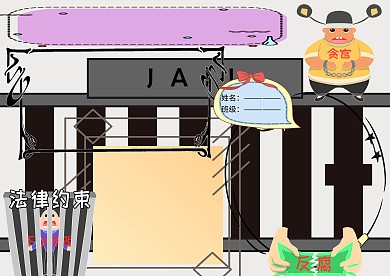 廉洁文化进校园党建小报手抄报版面设计