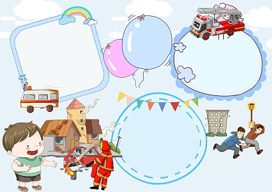 防灾减灾手抄报模板安全教育小报版面设计