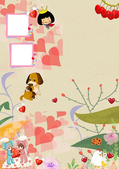 粉色母亲节手抄报版面设计