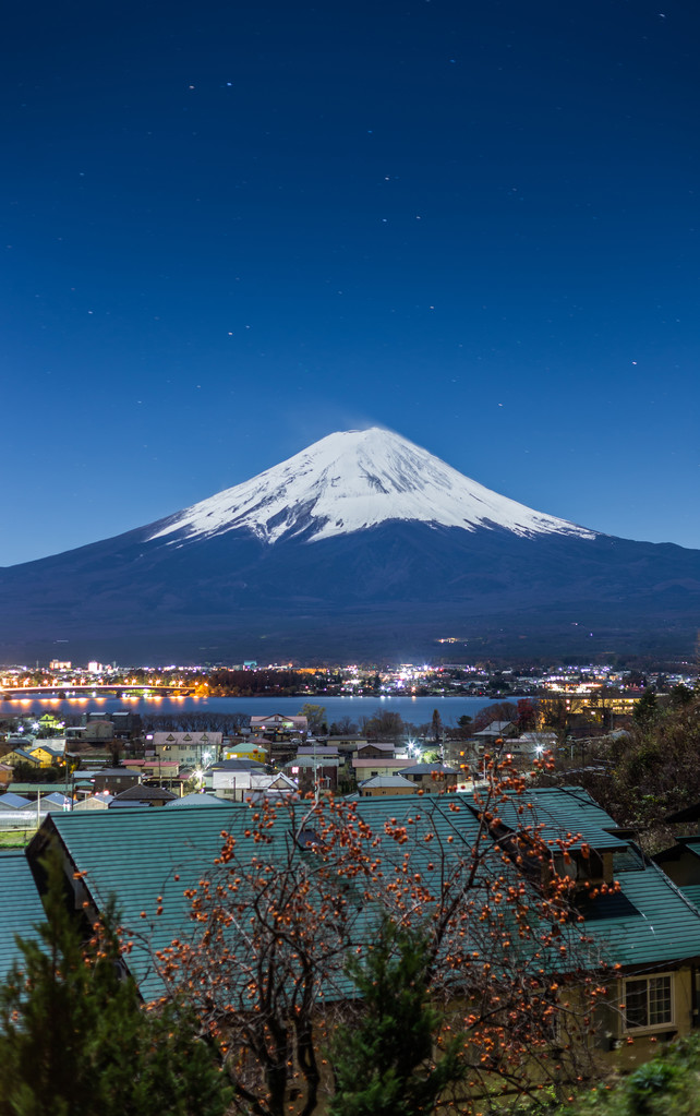 富士山、 河口湖图片