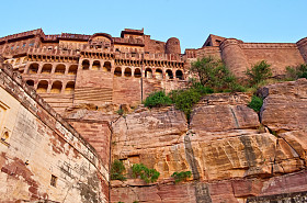 Mehrangarh 堡在焦特布尔