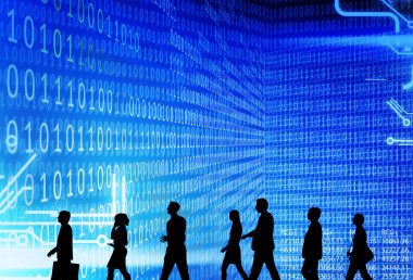 商務(wù)人士的剪影圖片