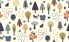 森林树木无缝模式