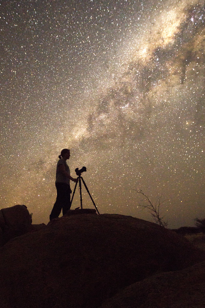 拍摄在纳米比亚星星 拍摄在纳米比亚星星