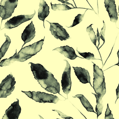 樹枝的水彩印記