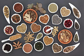 妇女的健康食品照片