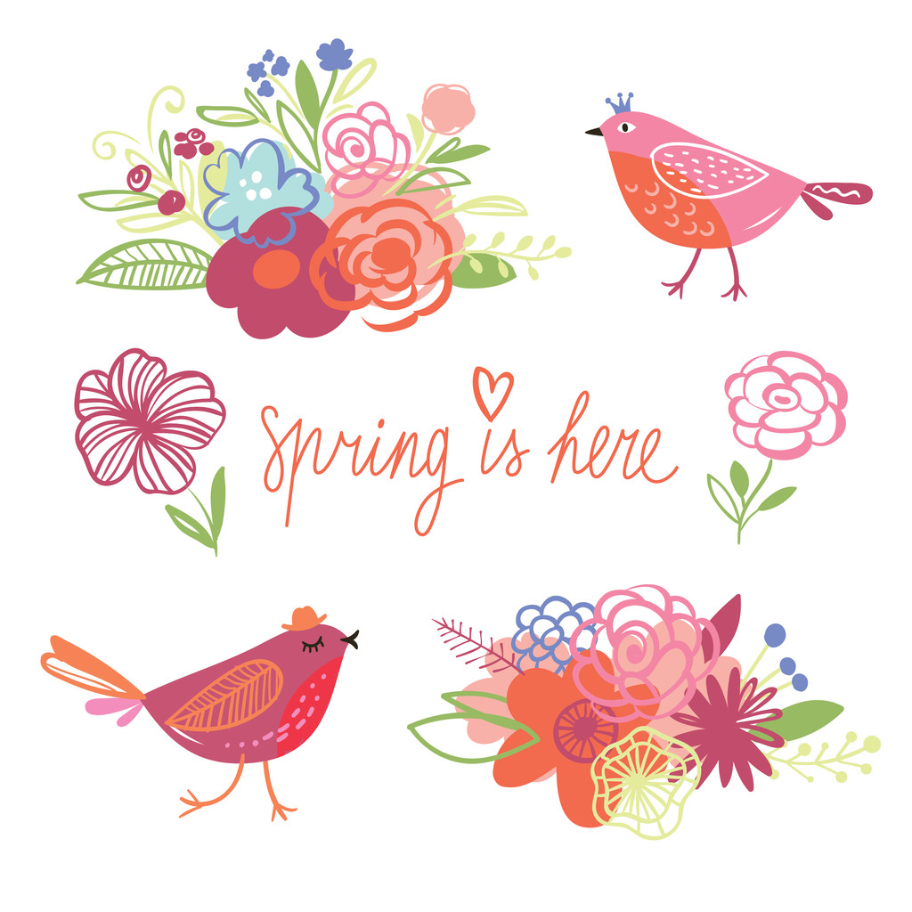 向量元素的春季系列 向量元素的春季系列