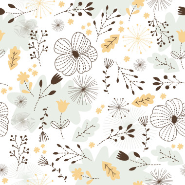 花束，矢量花一套圖片