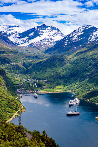 Geiranger fjord，挪