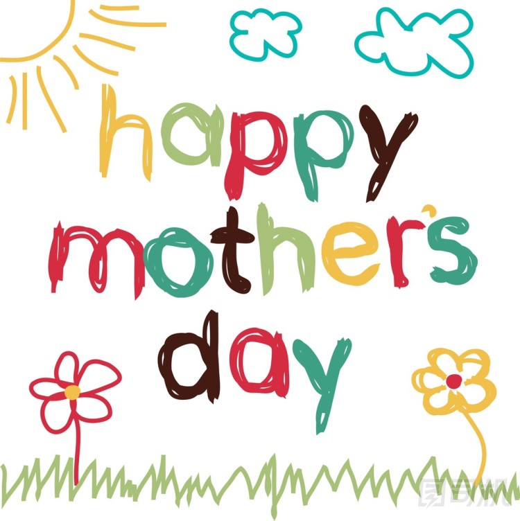 母親節(jié)那天手拉的卡