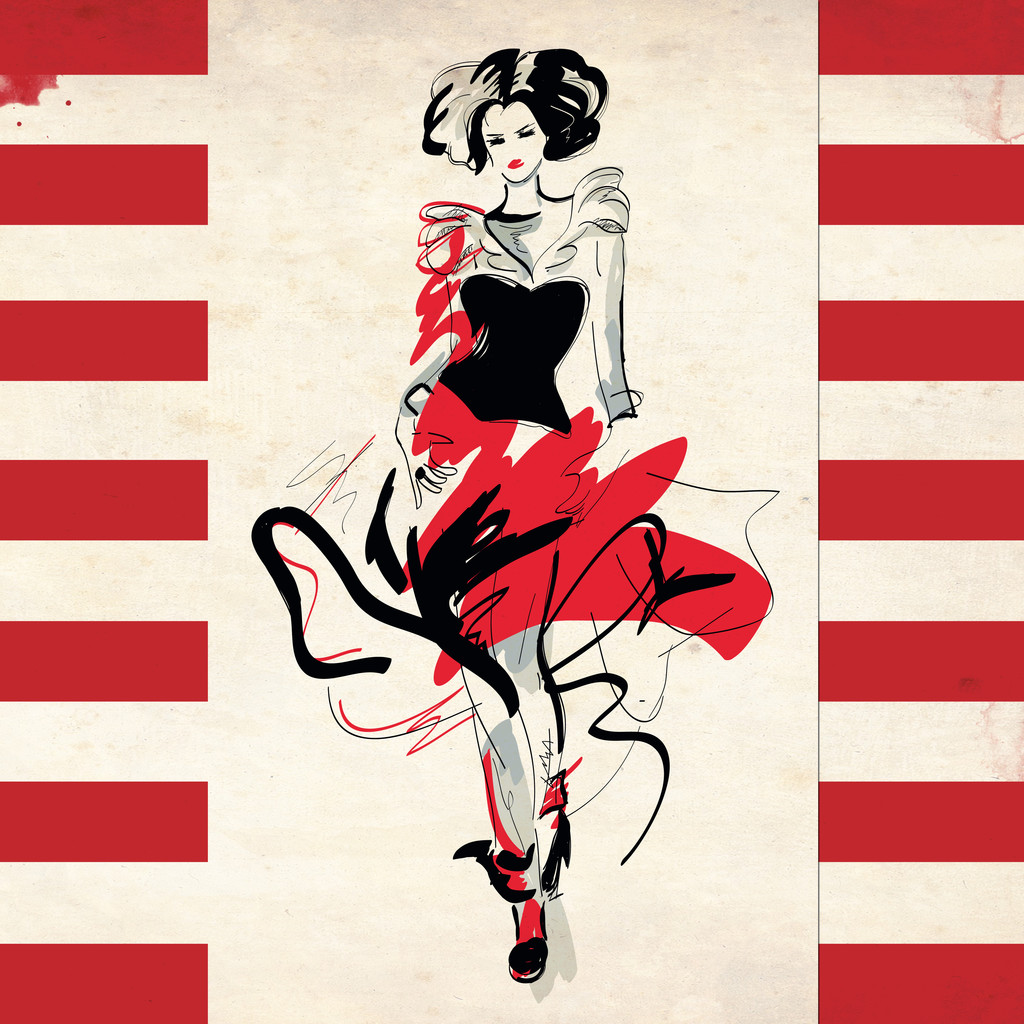 现代少女 grunge 背景