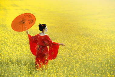 亞洲風格的女性肖像