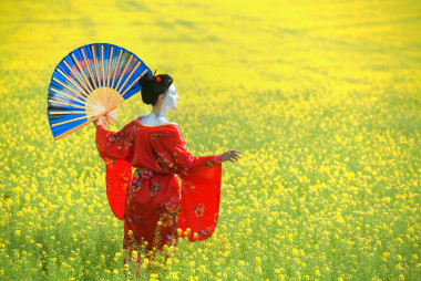 亚洲风格的女性肖像